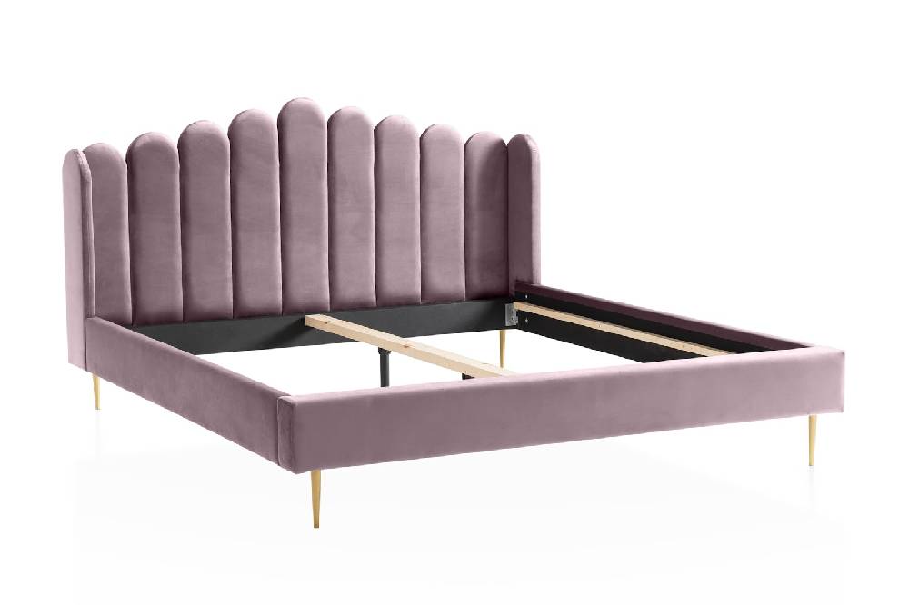 Salesfever Muschelbett aus Samt 180x200 cm Arielle Super Sparpreis