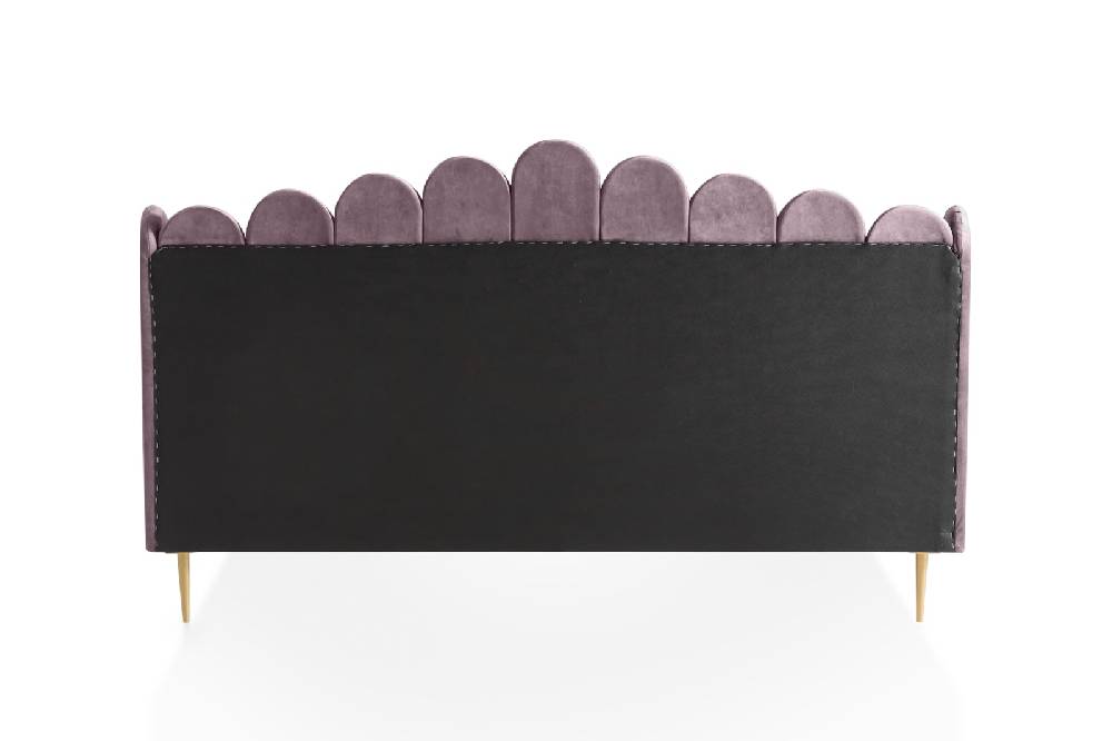 Salesfever Muschelbett aus Samt 180x200 cm Arielle Super Sparpreis