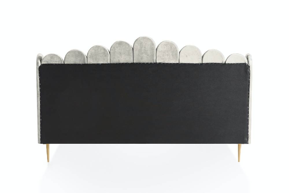 Salesfever Muschelbett aus Samt 140x200 cm Arielle Kostenlose Rückgabe