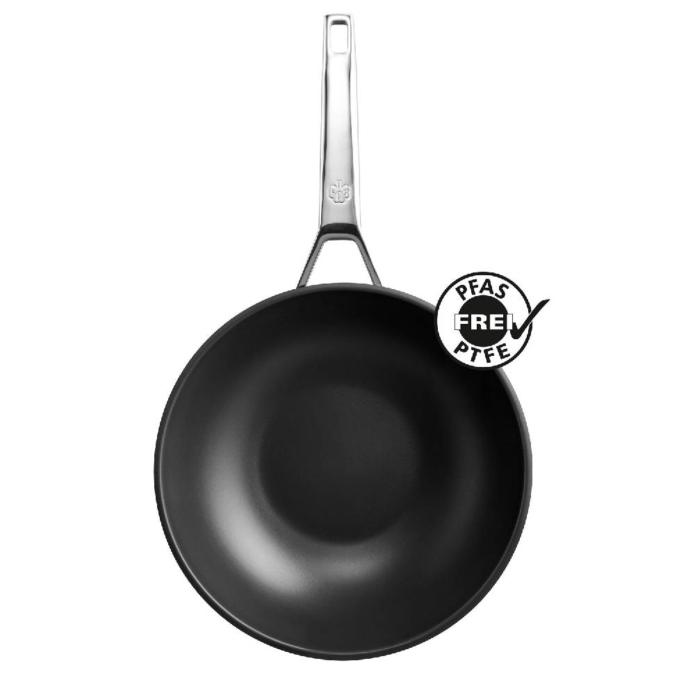 ﻿Schulte Ufer Wokpfanne Astral mit UniverSUS-Oberflächenstruktur, 28 cm Kostenloser Versand international