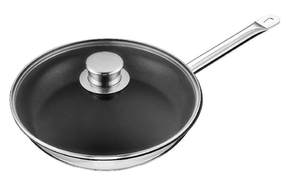 Schulte Ufer Testsieger Bratpfanne Industar (GastroSUS, DIAMAS-PRO beschichtet, 28 cm) mit Glasdeckel Rabatt