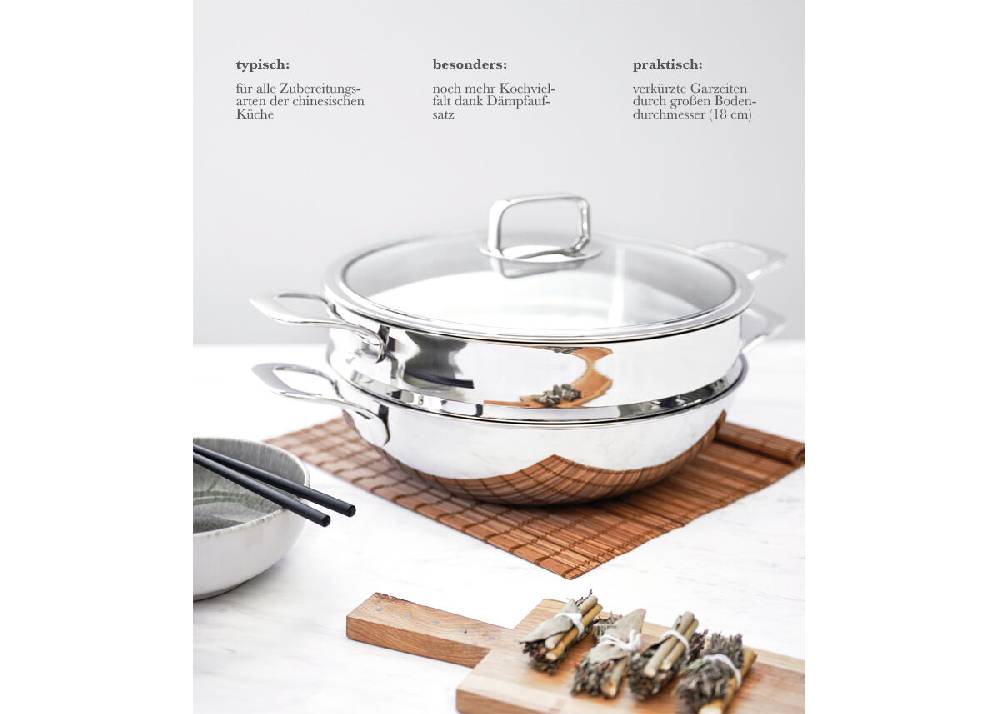 Schulte Ufer Wok-Set Skagen, 3-tlg., ca. 5,00l Riesige Rabatte
