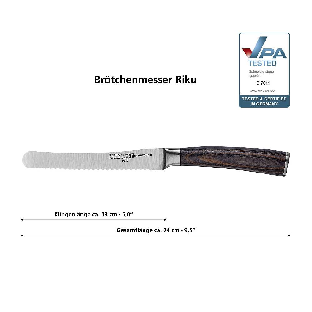 Schulte Ufer Brötchenmesser Riku 2025