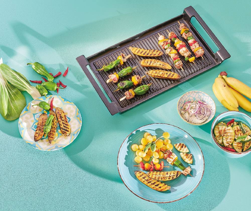 Schulte Ufer Grillplatte Rustika, 44 x 24 cm, schwarz Cyber Monday