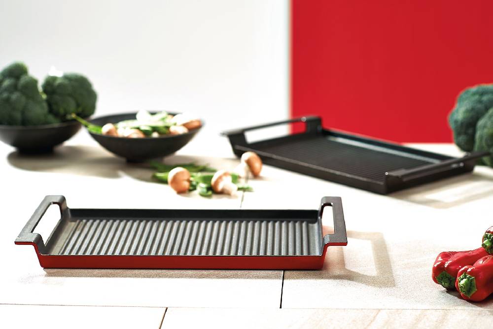 Schulte Ufer Grillplatte Rustika, 44 x 24 cm, schwarz Cyber Monday