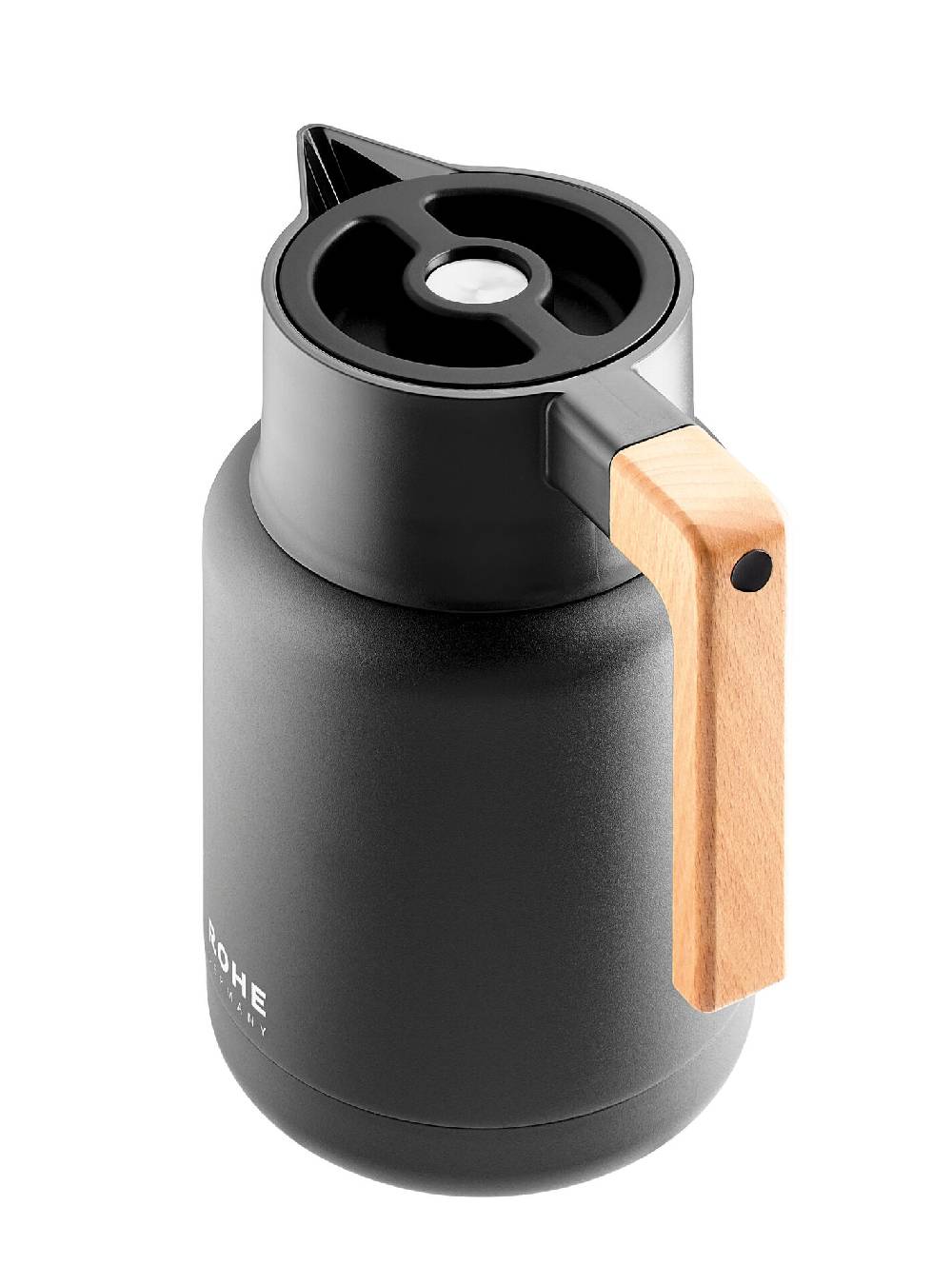 Schulte Ufer Isolierkanne Isidor, ca. 1,4 l, schwarz / chrom Clearance-Verkauf