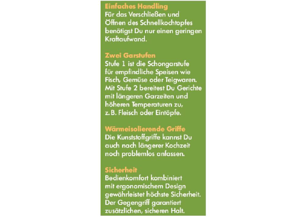 Schulte Ufer Schnellkochtopf Toni, 22 cm, ca. 6,0l Sonderangebot