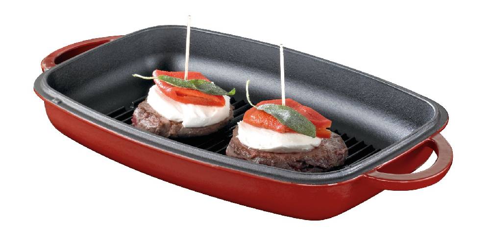 Schulte Ufer Multi-Bräter Rustika, 32 cm, ca. 5,00l, rot Weihnachtsangebot