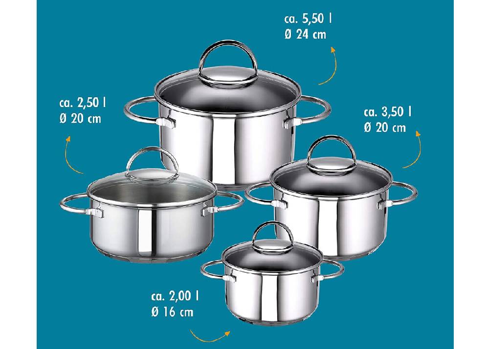 Schulte Ufer Nimm-4-Set Ravenna, 4-tlg Kauf eins, bekomm eins gratis