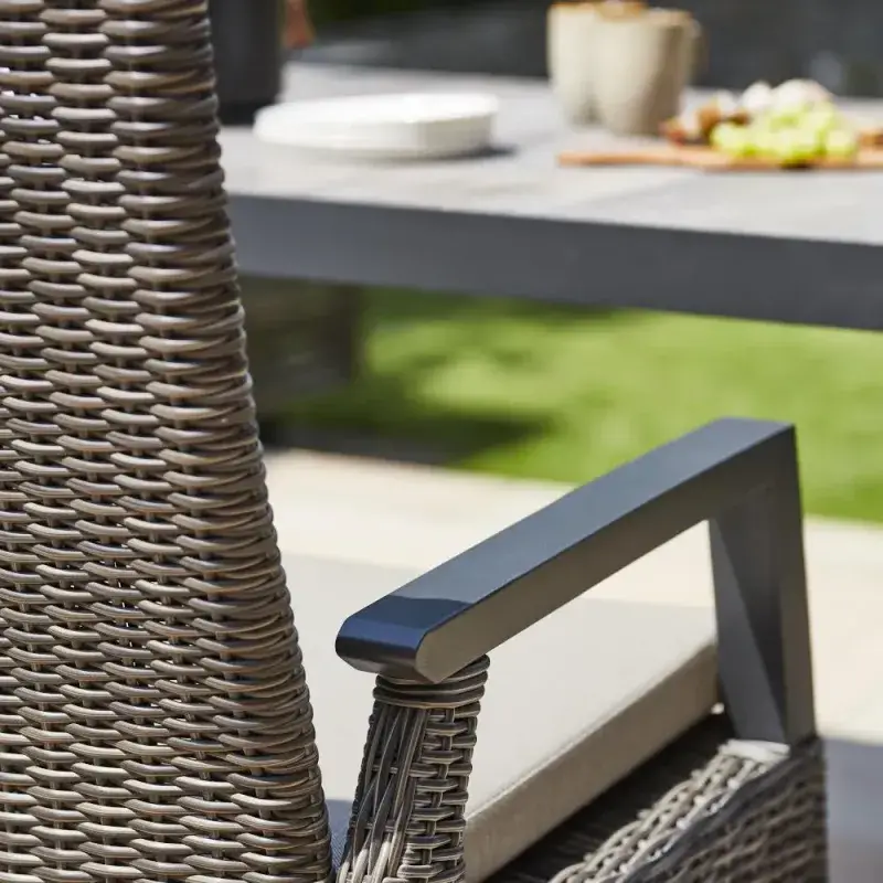 Siena Garden Corido Gartensessel Rattangeflecht charcoal-grey Zeitlich begrenztes Angebot