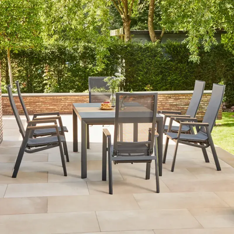 Siena Garden Rondo Relax Move Gartensessel RANOTEX® grau Große Rabatte