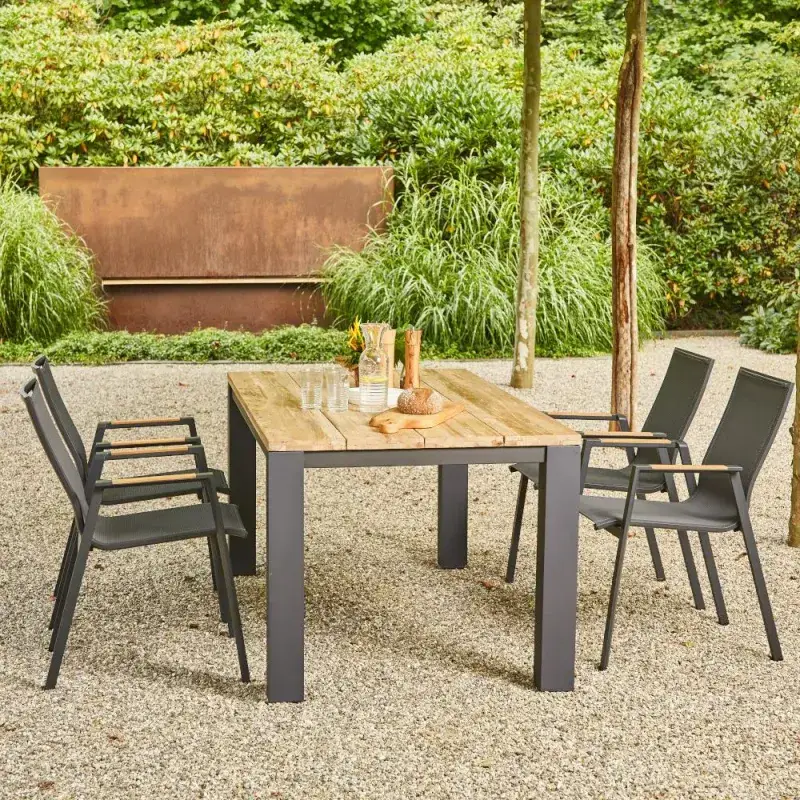 Siena Garden Rondo Stapelsessel RANOTEX® grau Neuheiten