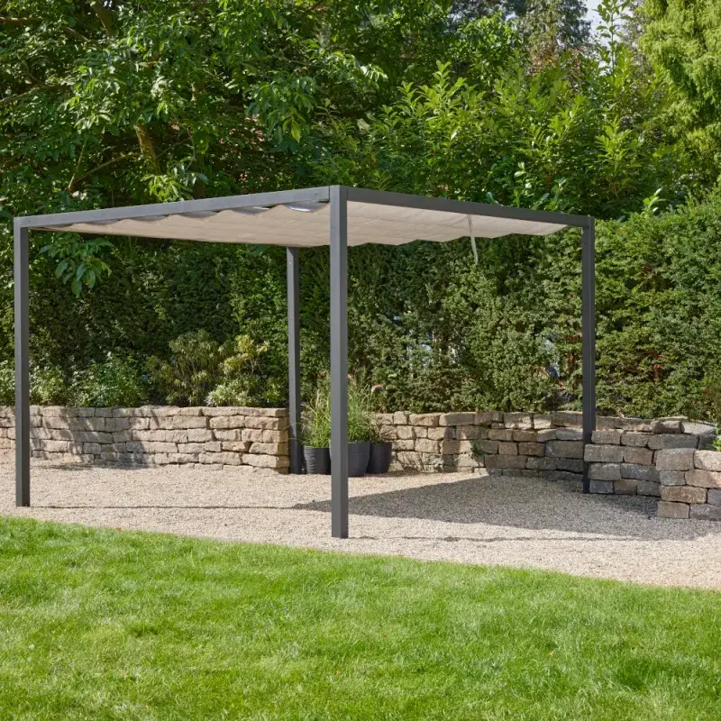 Siena Garden Schattenmanufaktur® Dachbezug-Set Libera silber Bis zu 65% Rabatt