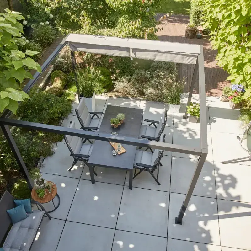 Siena Garden Schattenmanufaktur® Dachbezug-Set Libera silber Bis zu 65% Rabatt