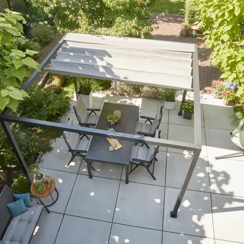 Siena Garden Schattenmanufaktur® Dachbezug-Set Libera silber Bis zu 65% Rabatt