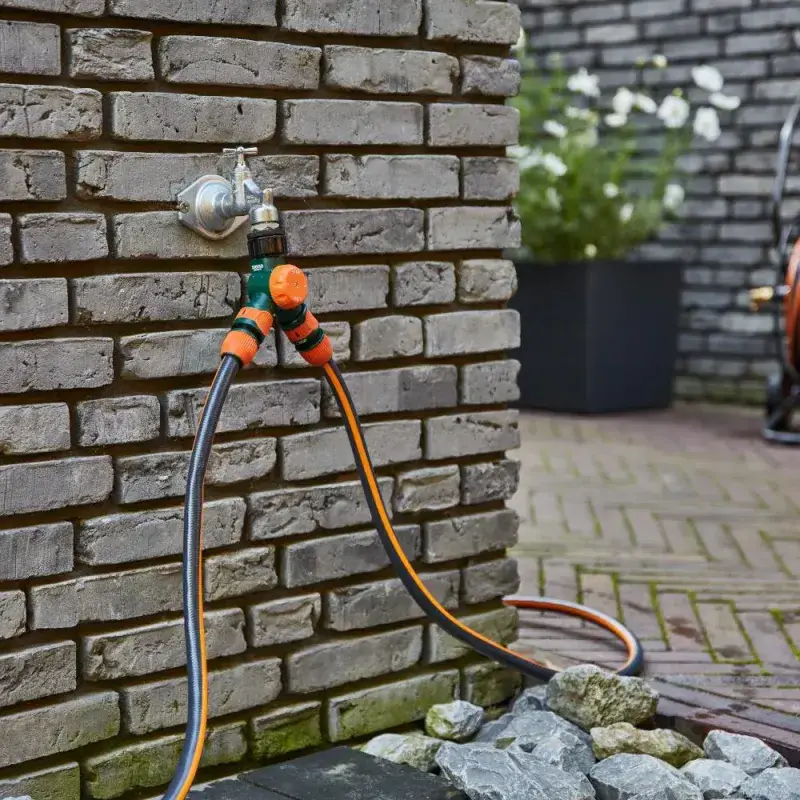 Siena Garden 2-Wege-Verteiler, mit zentralem Regulierknopf Fabrikverkauf