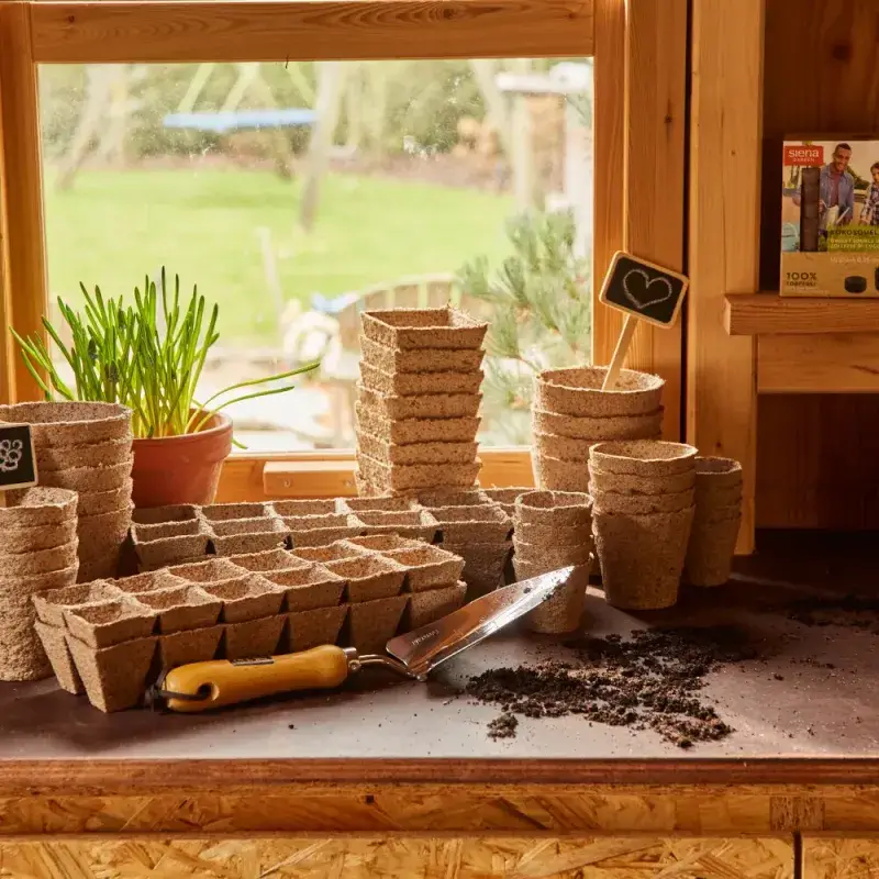 Siena Garden 36 Bio-Anzuchttöpfe Ø5cm Fabrik Onlineshop