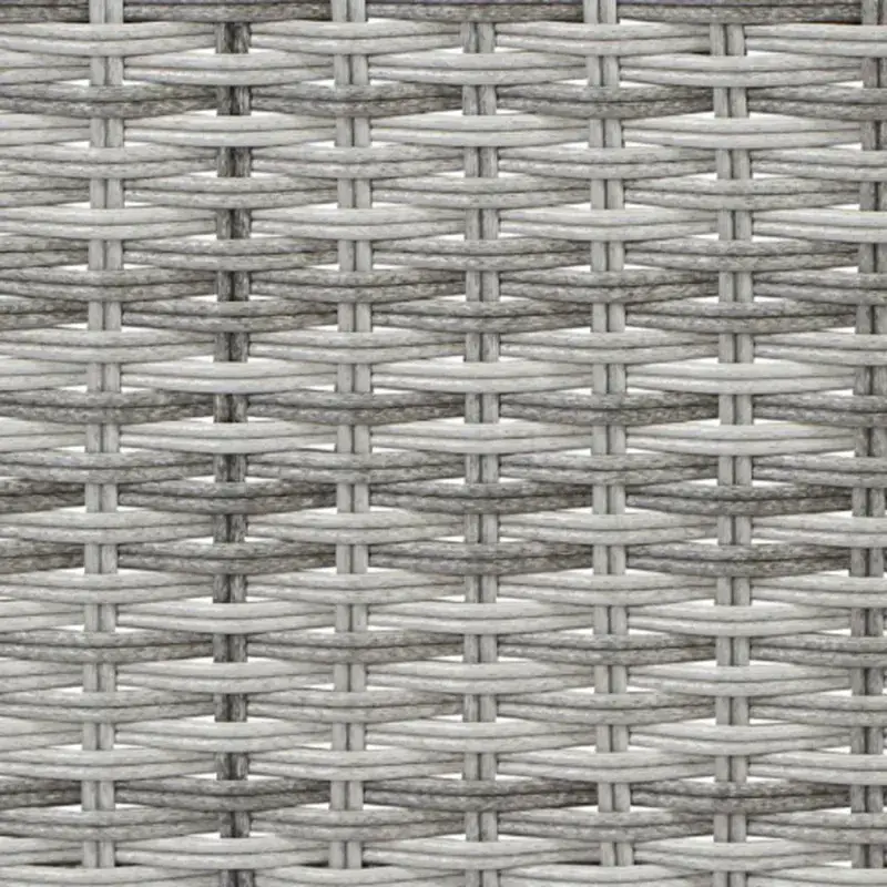 Siena Garden 3Meter Geflechtstrang, doppel-halbrund 8 x 2,4 mm, hellgrau Letzter Tag