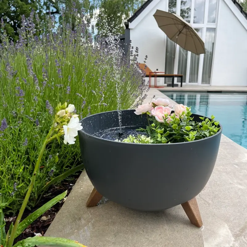 Siena Garden Solarbrunnen für Blumentöpfe zollfrei