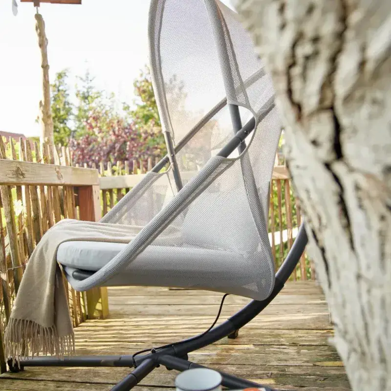 Siena Garden Yobaya Hängekorb Polyester Air-Mesh easy grey Outlet
