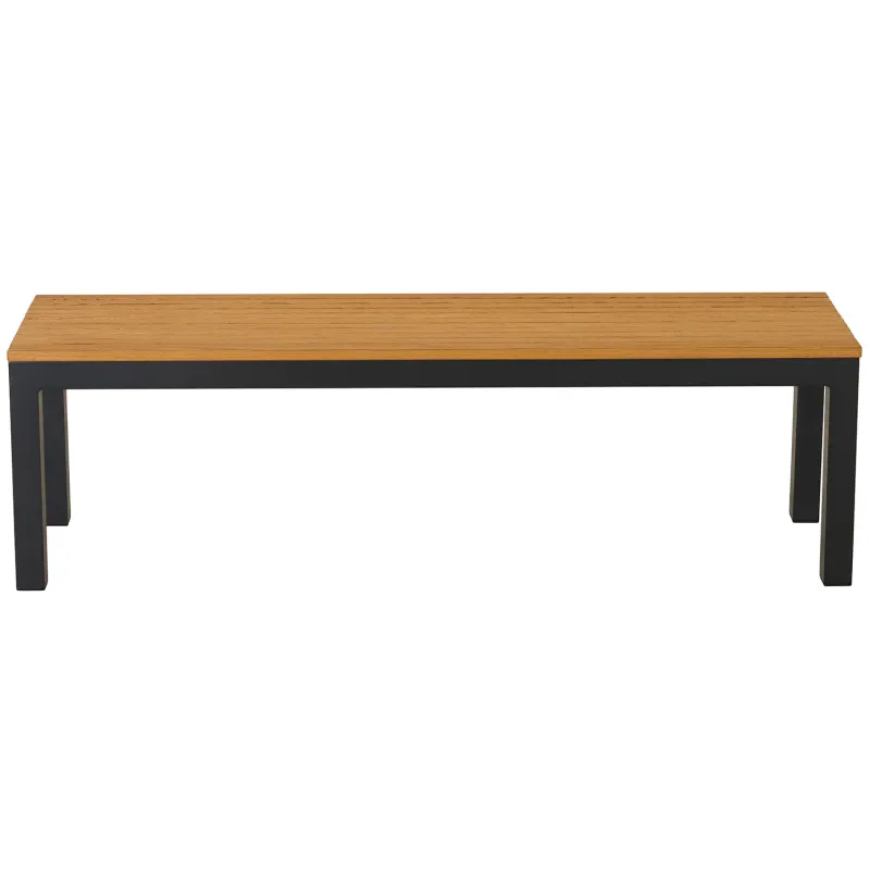 Siena Garden Bozen Bank ohne Rückenlehne 2-Sitzer Robinienholz FSC® 100% natur Bis zu 55% Rabatt