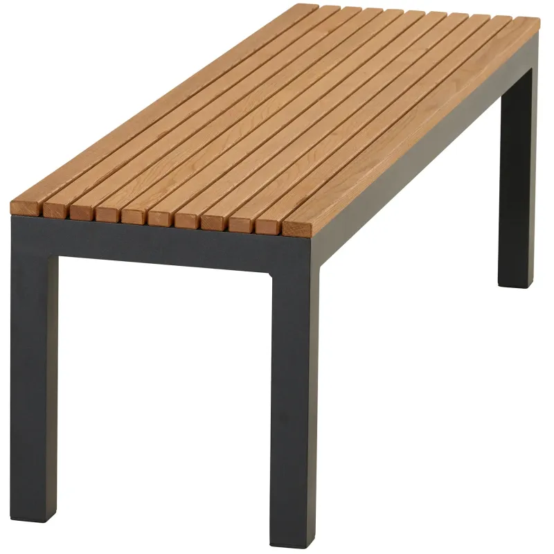 Siena Garden Bozen Bank ohne Rückenlehne 2-Sitzer Robinienholz FSC® 100% natur Bis zu 55% Rabatt