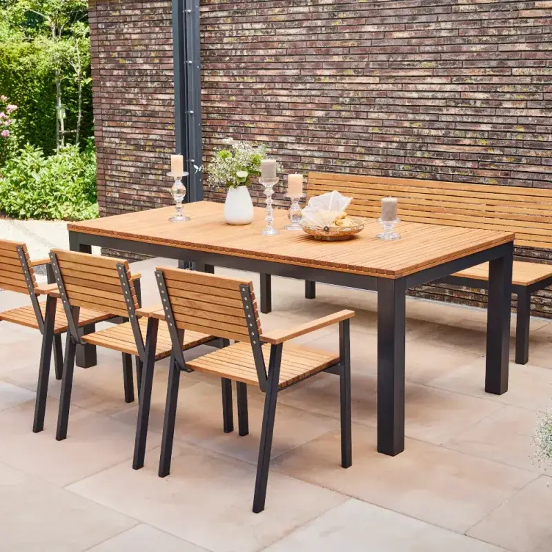 Siena Garden Bozen Gartentisch Robinienholz FSC® 100 % natur Discount Store für neue Produkte