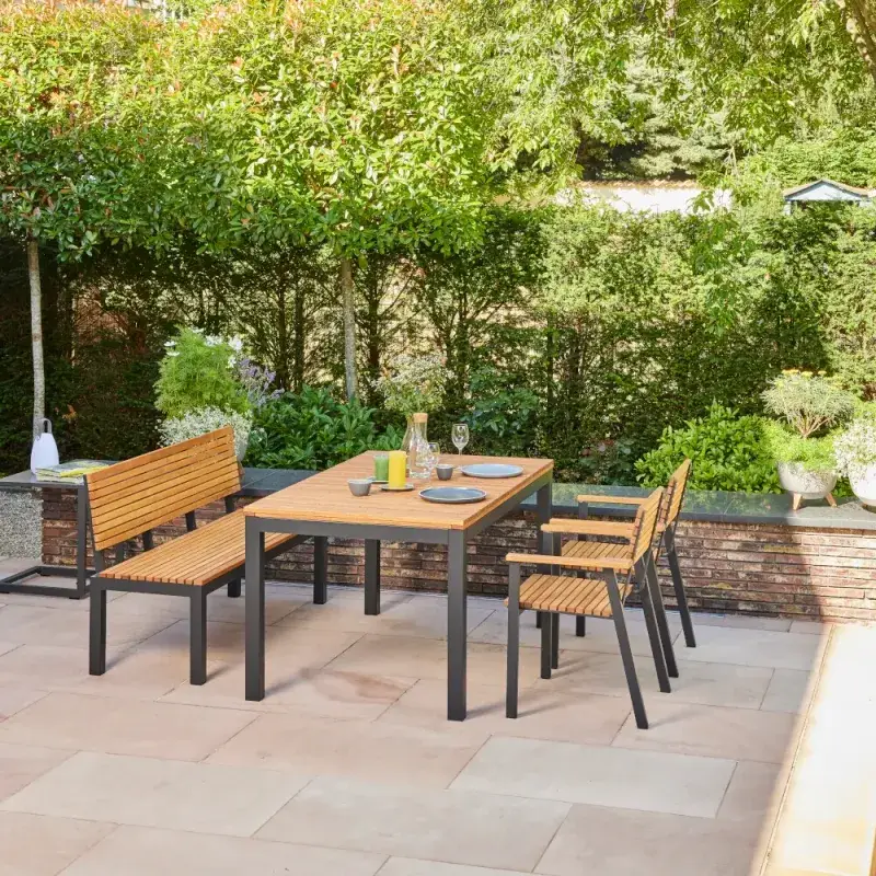 Siena Garden Bozen Gartentisch Robinienholz FSC® 100 % natur Nur noch ein Tag übrig