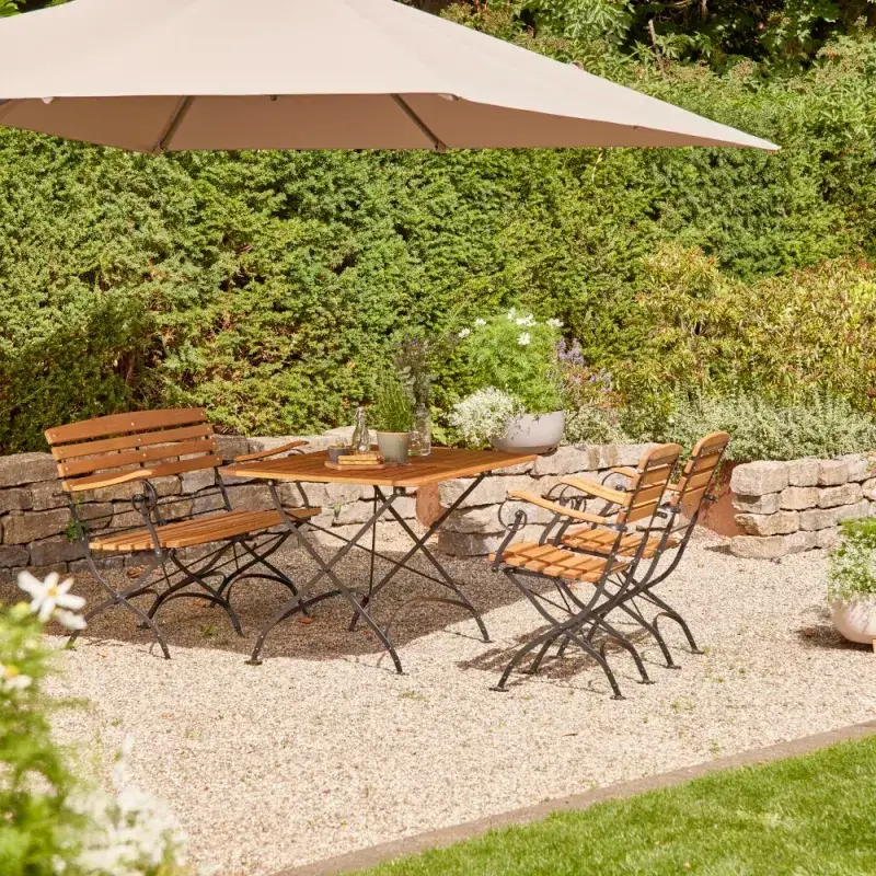 Siena Garden Peru III Klappbank 2-Sitzer Robinienholz FSC® 100% natur Günstig kaufen