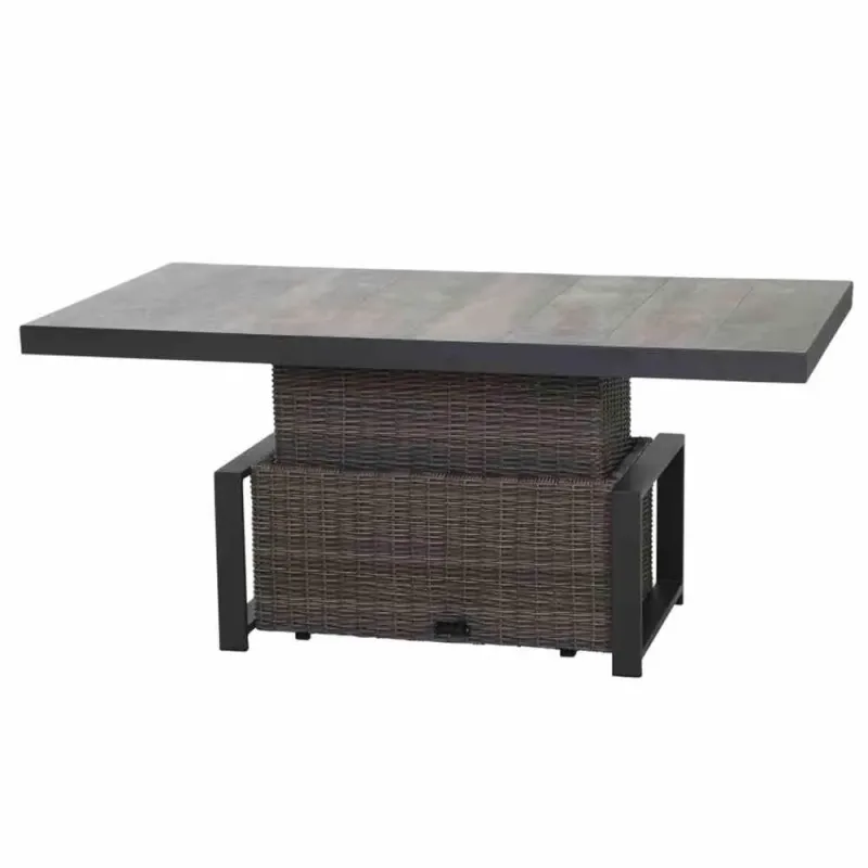 Siena Garden Loungeset Corido Lifttisch + 2x Move Gartensessel + 3-Sitzer-Loungesofa Exklusivangebot