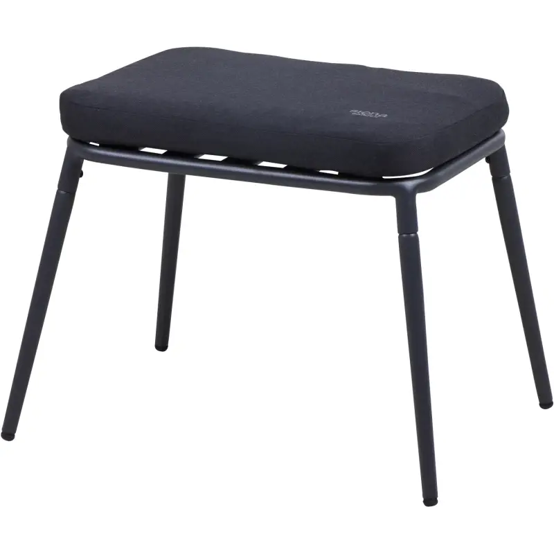 Siena Garden Yobaya Hocker Polyester cool black Weihnachtsangebot