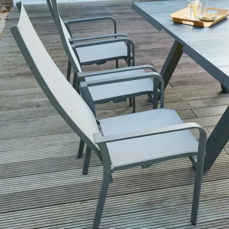 Siena Garden Carlton Move Gartensessel RANOTEX® hellgrau Lagerräumung