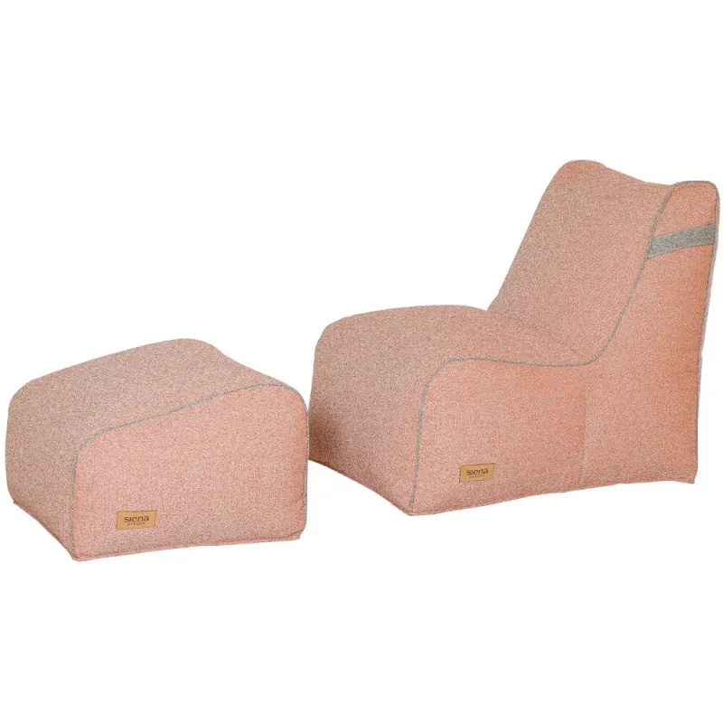Siena Garden FEEL.U Sitzsack-Set Polypropylen modern red Neueste Mode
