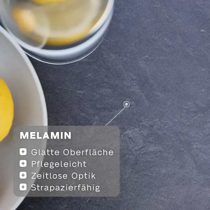 Siena Garden Paco Klapptisch Melamin schiefer antik Letzte 3 Tage