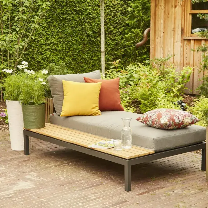 Siena Garden Alvida Recamiere rechts Ranotex®-Gewebe grau JETZT KAUFEN
