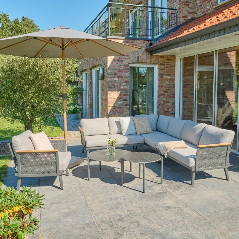 Siena Garden Roma Loungetisch gesinterter Stein dunkelgrau Bis zu 60% Rabatt