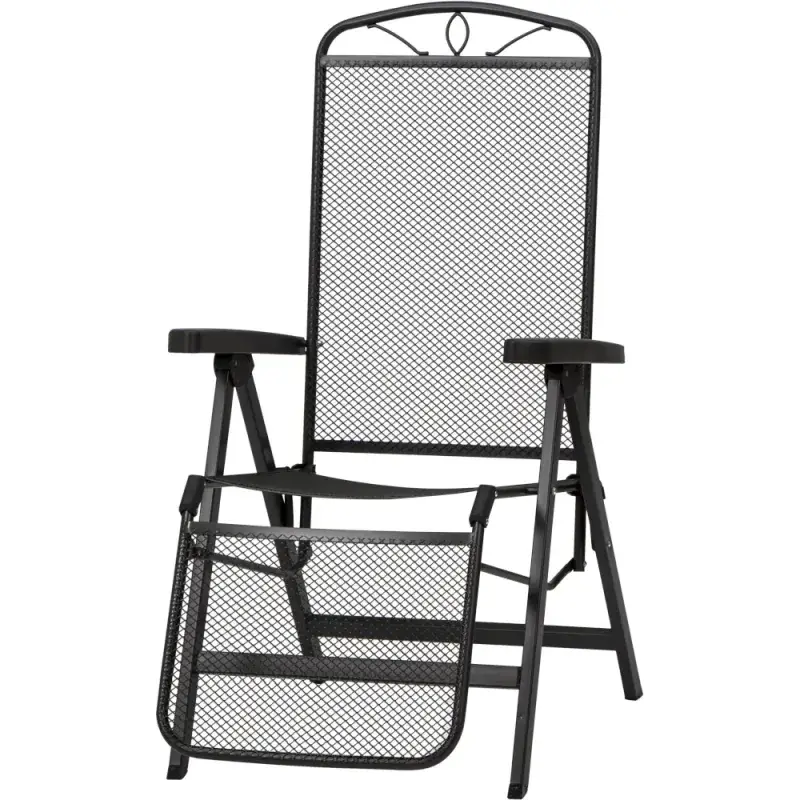 Siena Garden Elda Relaxsessel Stahl matt anthrazit Bis zu 65% Rabatt
