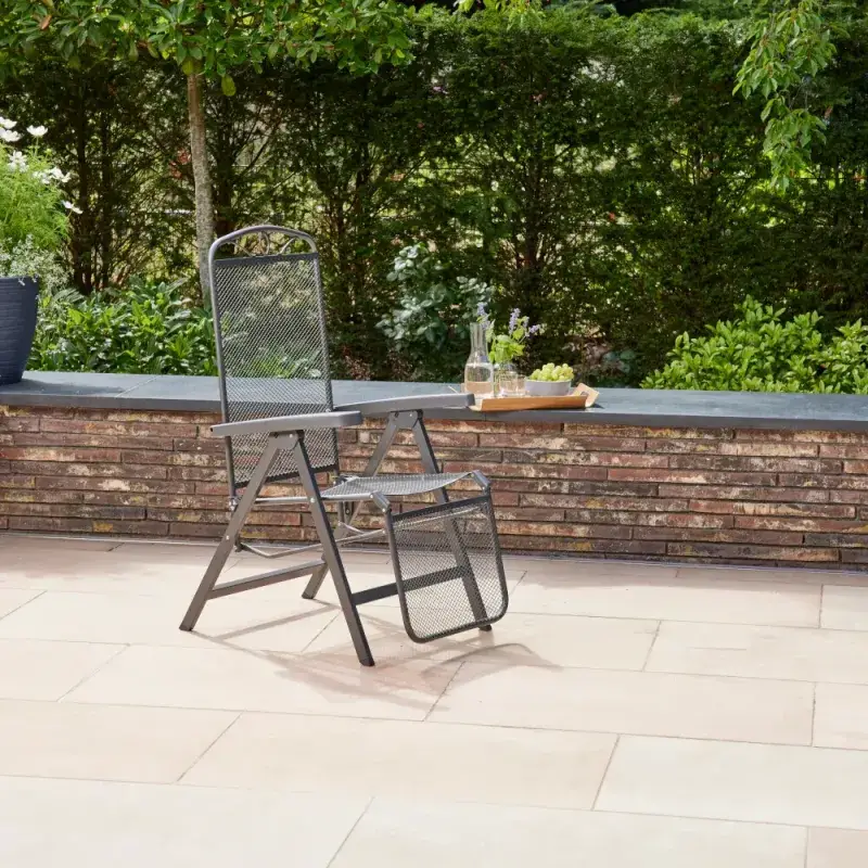 Siena Garden Elda Relaxsessel Stahl matt anthrazit Bis zu 65% Rabatt