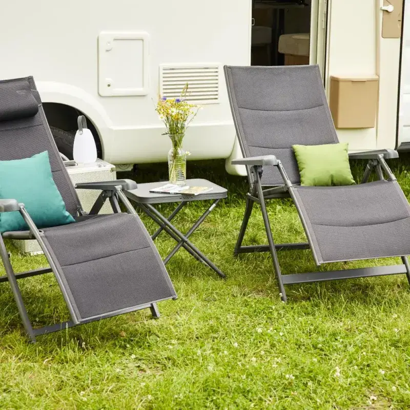 Siena Garden Premium Campingrelax AirMesh anthrazit Nur für heute