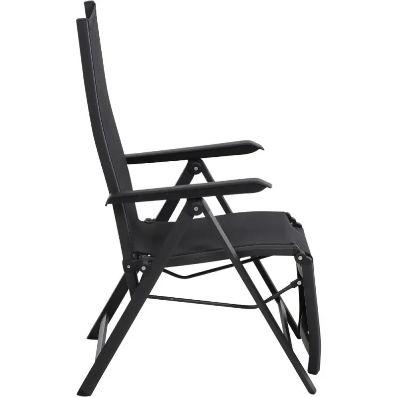 Siena Garden Tesoro Relaxsessel RANOTEX® schwarz-silber Bis zu 55% Rabatt