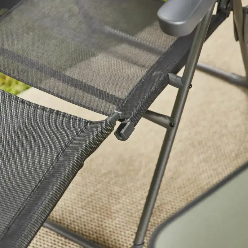 Siena Garden Comfort Camping Fußteil Ranotex®-Gewebe anthrazit Nur noch ein Tag übrig