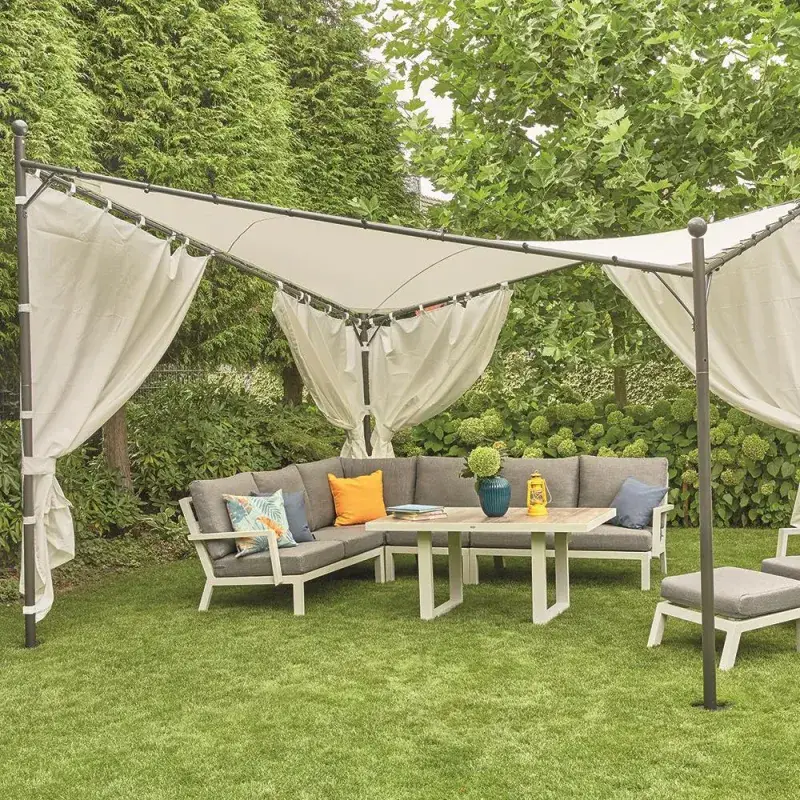 Siena Garden Berlino Pavillon 400x400 cm Kostenloser Versand international