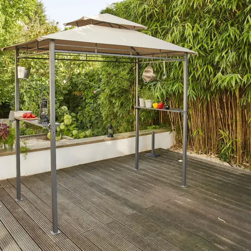 Siena Garden BBQ Pavillon 244x127x248 cm Begrenzt auf 3 Tage
