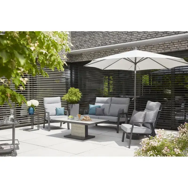 Siena Garden Avio Mittelstockschirm Ø 300 cm rund 2025