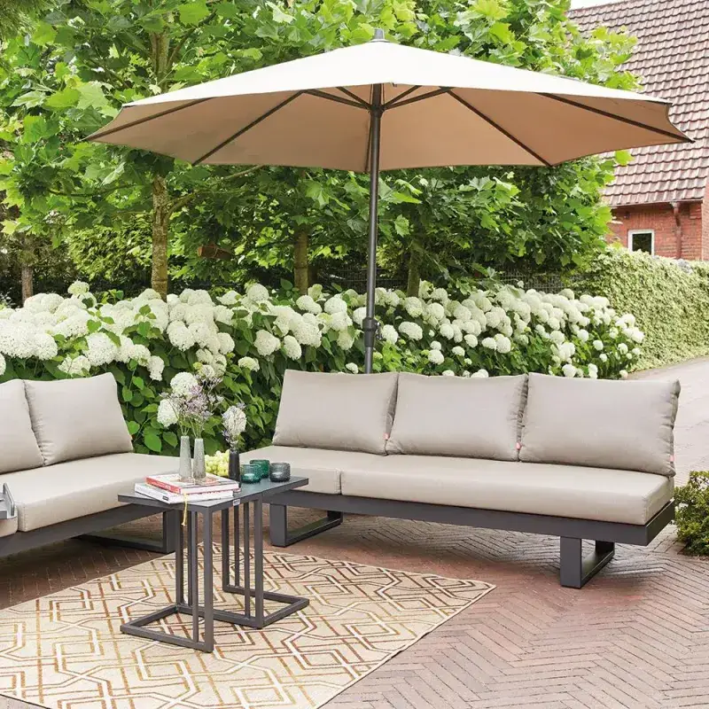 Siena Garden Avio Mittelstockschirm Ø 350 cm rund Angebote