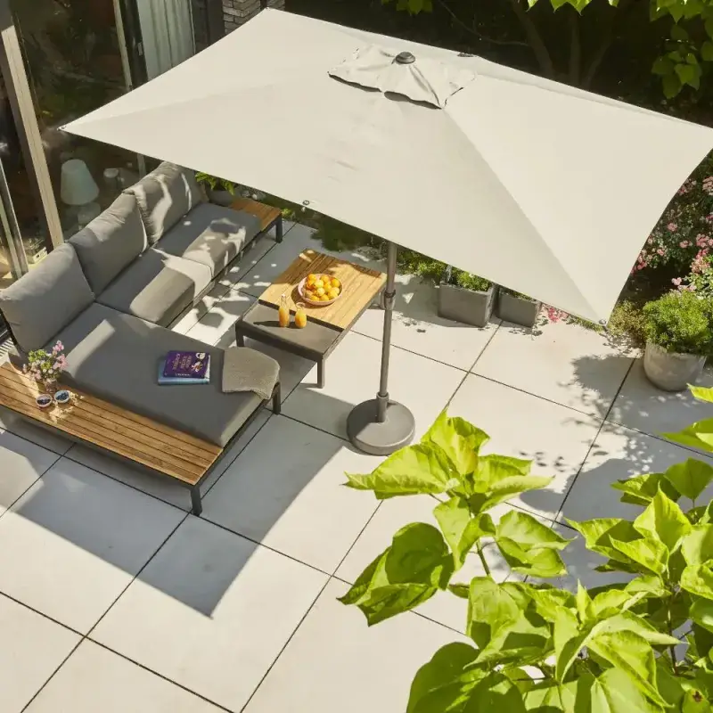 Siena Garden Isa Mittelstockschirm 200x300 cm eckig Osterangebot