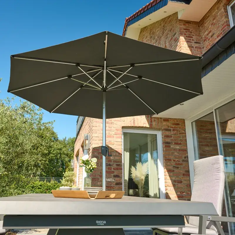 Siena Garden Vero Mittelstockschirm Ø 300 cm rund Valentinstagsangebot