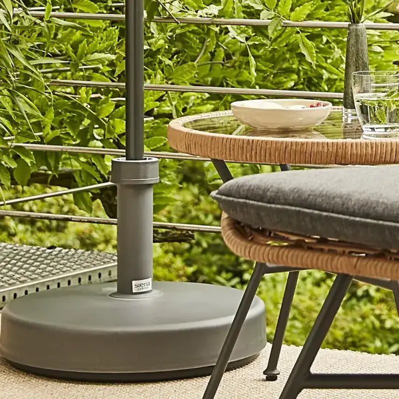 Siena Garden Schirmständer Kunststoff befüllbar 25 kg anthrazit JETZT KAUFEN