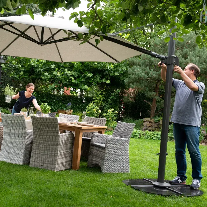 Siena Garden Stahlkreuz für Schirme bis 300 x 300 cm / Ø 350 cm Bis zu 60% Rabatt