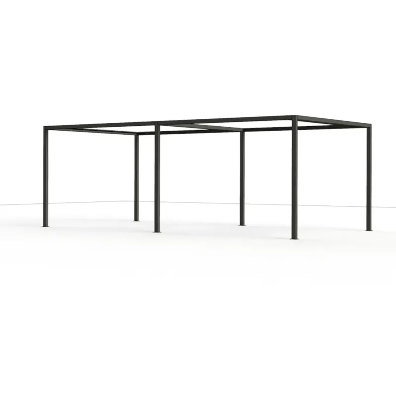 Siena Garden Schattenmanufaktur® Basis-Set Libera matt anthrazit 3x6 m Clearance-Verkauf
